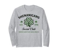 Shenanigans Social Club Serious About Fun 1998 Manga Larga