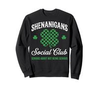 Shenanigans Social Club Serious About Not Being Serious Sudadera