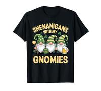 Shenanigans with My Gnomies Funny St Patricks Day GNOME Trio Camiseta