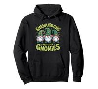 Shenanigans with My Gnomies Funny St Patricks Day GNOME Trio Sudadera con Capucha