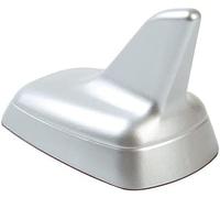 SHENGANG Antena Aleta Tiburon Coche para Audi A1 A3 A4 A5 A6 A7 A8 C5 Q7, Coche Techo Superior Am/FM Señal Radio, ABS Autoadhesiva Impermeable Accesorios Coche,Silver