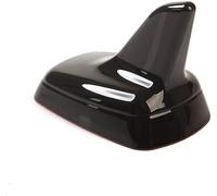 SHENGANG Antena Aleta Tiburon Coche para Audi A1 A3 A4 A5 A6 A7 A8 C5 Q7, Coche Techo Superior Am/FM Señal Radio, ABS Autoadhesiva Impermeable Accesorios Coche,Black