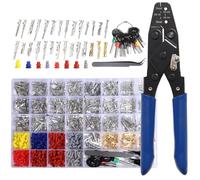 shengbowi Kit de clavijas de conector para coche, eléctrico, 1/1.5/1.8/2.2/2.3/2.5/2.8/3.5 mm, kit de herramientas de extracción de sellos de cable macho y hembra, kit de herramientas de extracción de