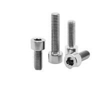 SHENGG 1 PC M2 M2.5 M3 M4 M5 M8 M10 M12 M14 M16 TC4 GR5 aleación de titanio hexagonal Aleen tornillo de cabeza tornillos DIY(M10x60mm)