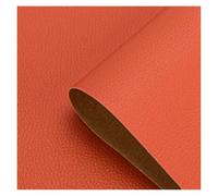 SHENGG 1 rollo de cinta autoadhesiva impermeable for reparación de cuero sintético, ideal for sofá, coche, asiento, muebles, sillas, kit de reparación de vinilo.(Orange,50x100cm)