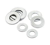 SHENGG 10/100 Uds GB97 DIN125 arandela plana de acero galvanizado junta plana M2 M2.5 M3 M3.5 M4 M5 M6 M8 M10 M12 M14 M16 M18 M20