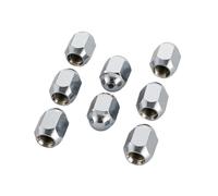 SHENGG 10 Uds. Tuercas de 10x1,25 Asiento de Bellota abultado M10x1.25 Tuercas de Rueda de Alto 23mm, Tuercas hexagonales de 17mm M10 ATV