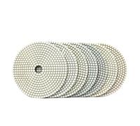 SHENGG Almohadilla de pulido húmeda de 6 pulgadas y 150mm for disco abrasivo de resina de granito for rueda de pulido de mármol for cuarzo y hormigón(100_1 PC_6 INCH)