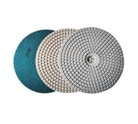 SHENGG Almohadilla de pulido húmedo de 7 pulgadas y 180mm for rueda de pulido de resina de granito for disco de molienda de terrazo de mármol for hormigón(100_1 PC_7 INCH 180MM)