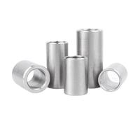 SHENGG Arandela de buje espaciador sin rosca de acero inoxidable 304 M3 M4 M5 M6, junta hueca redonda, longitud de la manga: 2, 3, 4, 5, 6~20 mm(M6XD8XL (10pcs),L 9mm)