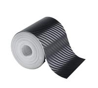 SHENGG Cinta adhesiva 3D de fibra de carbono for espejo de puerta de coche, autoadhesiva, tira protectora, película protectora impermeable(7cm Width,10M)