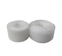 SHENGG Cinta adhesiva fuerte de 3 metros con gancho y bucle, de nailon, for coser y hacer tú mismo, sin pegamento.(50mm white)