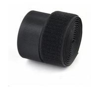 SHENGG Cinta adhesiva fuerte de 3 metros con gancho y bucle, de nailon, for coser y hacer tú mismo, sin pegamento.(16mm black)