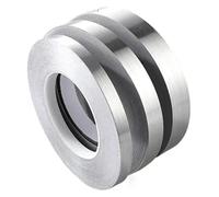 SHENGG Cinta autoadhesiva for azulejos, 50 m, impermeable, for bordes de suelo, dorado cepillado y plateado, for pared, techo, decoración del hogar(Noble Silver,50M_10MM)