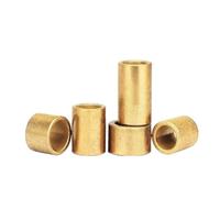 SHENGG Cojinete de aceite for metalurgia de polvo, manguito de cobre, manguito de eje de latón M3 M4 M5 M6 M8 M10 M12 M14, casquillo de Base