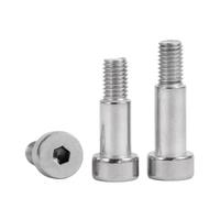 SHENGG M2 M2.5 M3 M4 M5 M6 M8 hexagonal tornillo con cabeza en forma de copa tornillos de acero inoxidable 304 rodamiento de rodillos tornillos de hombro(30mm,4mmxM3(5Pcs))