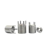 SHENGG M2-M4 ~ M20-M30 303 casquillo autorroscante de inserción de reparación de rosca de acero inoxidable con tuercas de manguito con cabezal for tornillos(M12xM16x16 (2pcs))