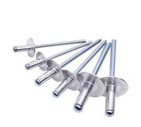 SHENGG M3.2 M4 M4.8 M5M6.4 Remache de cabeza grande de aleación de aluminio, cabeza plana grande, cabeza redonda, remache de núcleo, decoración de uñas, 10~100 Uds.(8mm,M4 (40Pcs))