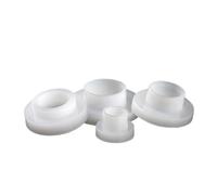 SHENGG M3M4 M5M6 M8 M10M12 M14M16 Tornillo Junta de transistor de nailon Escalón Arandela de plástico tipo T Espaciador de aislamiento Protector de rosca(TW10-M4 100PCS)