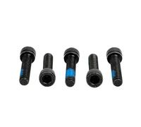 SHENGG Pegamento azul del perno hexagonal M2-M8 de grado 12.9 | Tornillo de acero al carbono negro con medio revestimiento(180 Dispensing,M6x40mm-20pcs)
