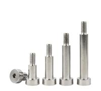 SHENGG Perno de límite de molde de acero inoxidable 304, cabeza de tornillo de rodamiento, tornillo Hexagonal de hombro posicionado hexagonal interior M2~ M12(30mm (1pcs),(D5) M4)