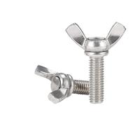 SHENGG Perno de mariposa M3 M4 M5 M6 M8 M10 M12 de acero inoxidable 304 A2, tornillo de pulgar con cabeza de ala ajustable sin herramientas, DIN316(M8x20mm-5pcs)