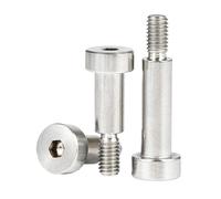 SHENGG Pernos de cabeza hueca hexagonal, tornillos de cojinete de rodillos de acero inoxidable 304 A2, M2, M2.5, M3, M4, M5, M6, M8, M10, tornillos de cabeza hueca.(80mm,D12xM10-2pcs)