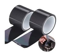 SHENGG Rollo de cinta adhesiva de fibra de carbono for automoción, color negro mate, película protectora autoadhesiva, 1, 3 o 6 unidades(10cm 6pcs,10M)