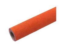 SHENGG Rollo de tela de gamuza autoadhesiva multicolor, forro de terciopelo súper pegajoso, gamuza sintética for costura DIY, decoración de puertas interiores de coche(Orange,20x300cm)