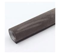 SHENGG Tela de gamuza autoadhesiva, cuero sintético adhesivo for modificar el interior del coche, banco de trabajo for paneles de puerta, telas elásticas for bricolaje.(Black brown,200X150CM)