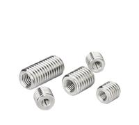 SHENGG Tornillo adaptador de rosca exterior interior de acero inoxidable 304 M4 M5 M6 M8 M10 M12 M14 M16 M20 tuerca de conversión de manga de inserción de rosca de alambre(12mm,M6xM8-2Pcs)