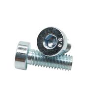 SHENGG Tornillo de cabeza Allen de perfil bajo, delgado y corto, de acero galvanizado, M3, M4, M5, M6, M8, M10, M12, con hexágono interior hexagonal, DIN7984(M6x20mm-20pcs)