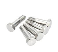 SHENGG Tornillo de hombro de acero inoxidable 304 A2 M6 M8 M10 M12 M16 M20 Pernos de eje posicionados con hexágono exterior Longitud del perno de cojinete de cabeza hexagonal(2pcs,M12x35mm)