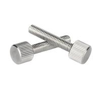SHENGG Tornillos de mariposa M2 M2.5 M3 M4 M5 M6 Tornillo de mariposa de cabeza plana moleteada de acero inoxidable 304 Tornillo de ajuste manual(M8x20 (2pcs))