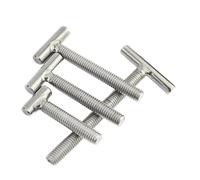 SHENGG Tornillos de soldadura en T M4 M5 M6 M8 M10 M12 Tornillo en forma de T Perno de soldadura cilíndrico de acero inoxidable 304 A2(M4x35mm-5pcs)