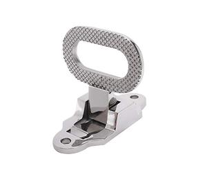 SHENGHUISS Mástil plegable marino de seguridad de acero inoxidable 316 con patrón de banda de rodadura de diamante para escalar lugares altos de barco, yate, coche, caravana, camión, etc