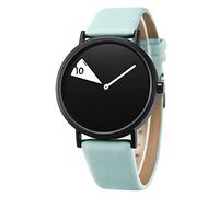 SHENGKE Reloj minimalista para mujer Correa de cuero ultrafina Moda Relojes de cuarzo para mujer Relojes a prueba de agua Reloj de Mujer Azul