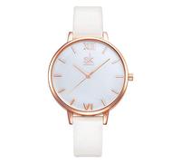 SHENGKE señoras Reloj de Pulsera Creativas Mujeres Relojes Marca Reloj Mujeres Malla Vestido Reloj(K0056L-Rosegold-Shell Dial)