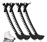 Shengruili 2 pares de protectores de patines de hielo, ajustables para hockey sobre hielo, patinaje artístico, protector de patines