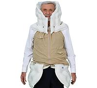 SHENGSHIYU Chaleco Anticaídas Inteligente con Airbag para Personas Mayores:Chaleco Inflable De Seguridad para Cadera y Espalda con Detección Automática de Impactos Prenda con Airbags Off-White-S