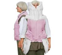SHENGSHIYU Chaleco Anticaídas Inteligente para Personas Mayores,Protección para Ancianos contra Caídas con Airbag Portátil,Protección Integral De 320° y Seguimiento por Aplicación Pink-S