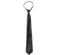 Shengxi 2 Unidades Juego de Corbatas Ajustables para Hombre, Corbata Preatada Negra Cremallera Corbata de para Oficina Business Fiesta Boda Funerales Corbata a Juego con Todo a la Moda