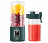 Shengxi Batidora Portatil 500ML, Mini Licuadora Recargable USB para Batidos Smoothies, Mini Batidora con 12 Cuchillas, Licuadora Portatil para Gimnasio Oficina y Viajes