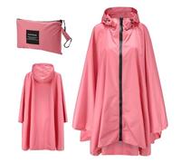 Shengxi Poncho de Lluvia Impermeable, Reutilizable Capa de Lluvia Poncho de Lluvia Mujer Chubasqueros Impermeable para Viajes Excursionismo y Pesc