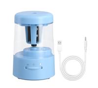 Shengxi Sacapuntas Electrico Niños Sacapuntas Automático Afilalapices Eléctrico Automático para Lápices de Colores de 7 a 12 mm, Funciona con Pilas AA y USB, por Oficina, Escuela, Hogar