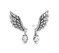 SHENGXINA Aretes Pendientes de moda de plata de ley 925 con la fiesta de bodas de la fiesta de la fiesta de la fiesta de la tarde Aretes hombre(298493C01)