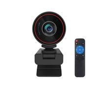 SHENGXINA Cámara Web Ai humanoides de Seguimiento Inteligente USB Cámara con Control Remoto 1080p Adecuado for computadora PC Portátil Video Cámara Web con micrófono
