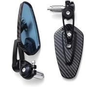 shengyi Accessori Moto Specchietto retrovisore for moto, modello in fibra di carbonio, specchio for manubrio, specchietto retrovisore invertito modificato, accessori for moto Specchietti Moto(Black)