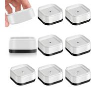 SHENGYIG 8 Piezas Tacos Elevadores Cama, Apilables Elevadores de Muebles, 7 × 3,5 cm Aumentada Sofá Almohadillas, Apto para Sofás, Camas, Lavadoras