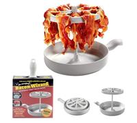 SHENGYIG Bandeja para Cocinar Bacon en Microondas